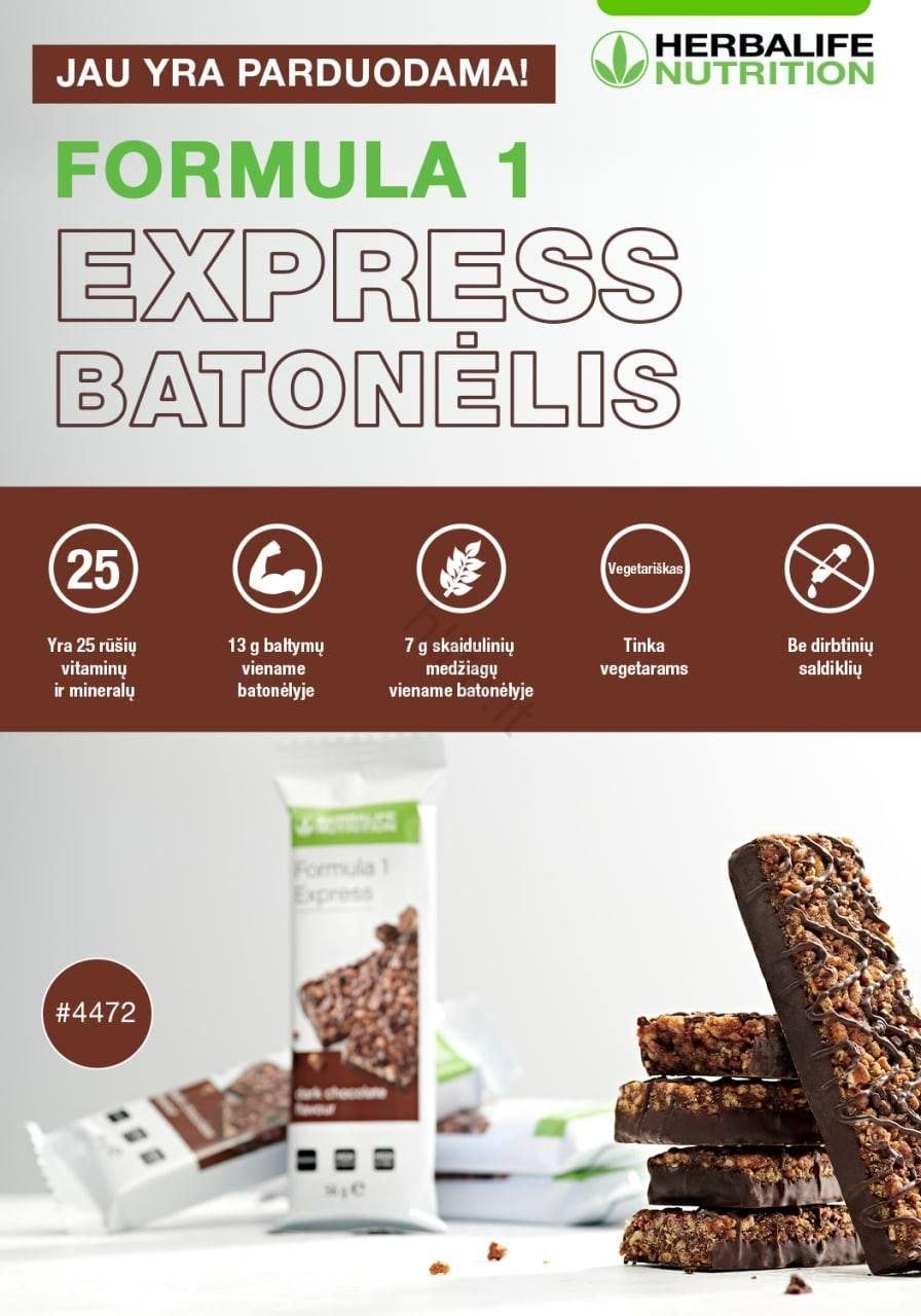 Batonėlis Express, Šokolado Skonio (7vnt.) - Image 3