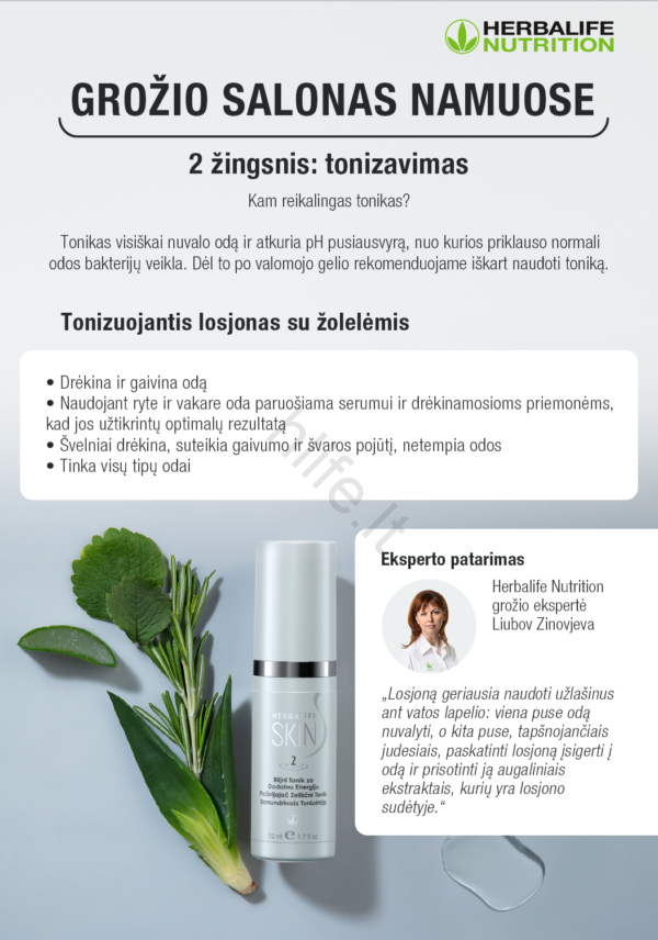 Tonizuojantis Losjonas Su Žolelėmis, 50 ml - Image 3