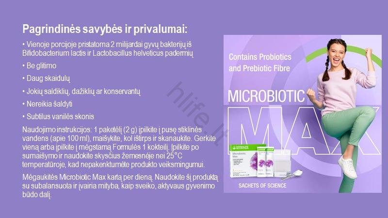 Herbalife Microbiotic Max žarnynui - Image 3