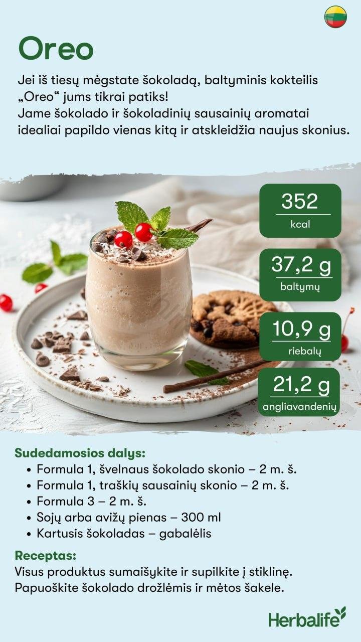 Herbalife Baltyminis Kokteilis Formula 1- Sūri Karamelė - Image 3
