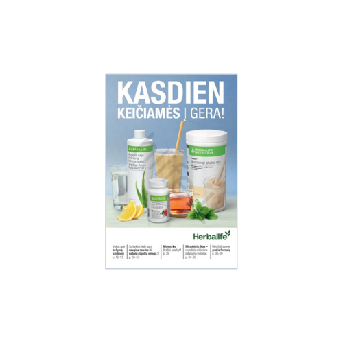 Herbalife produktų katalogas