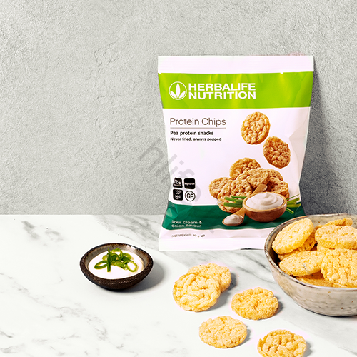 Herbalife Baltyminiai Traškučiai Grietinės Ir Svogūnų Skonio - Image 3