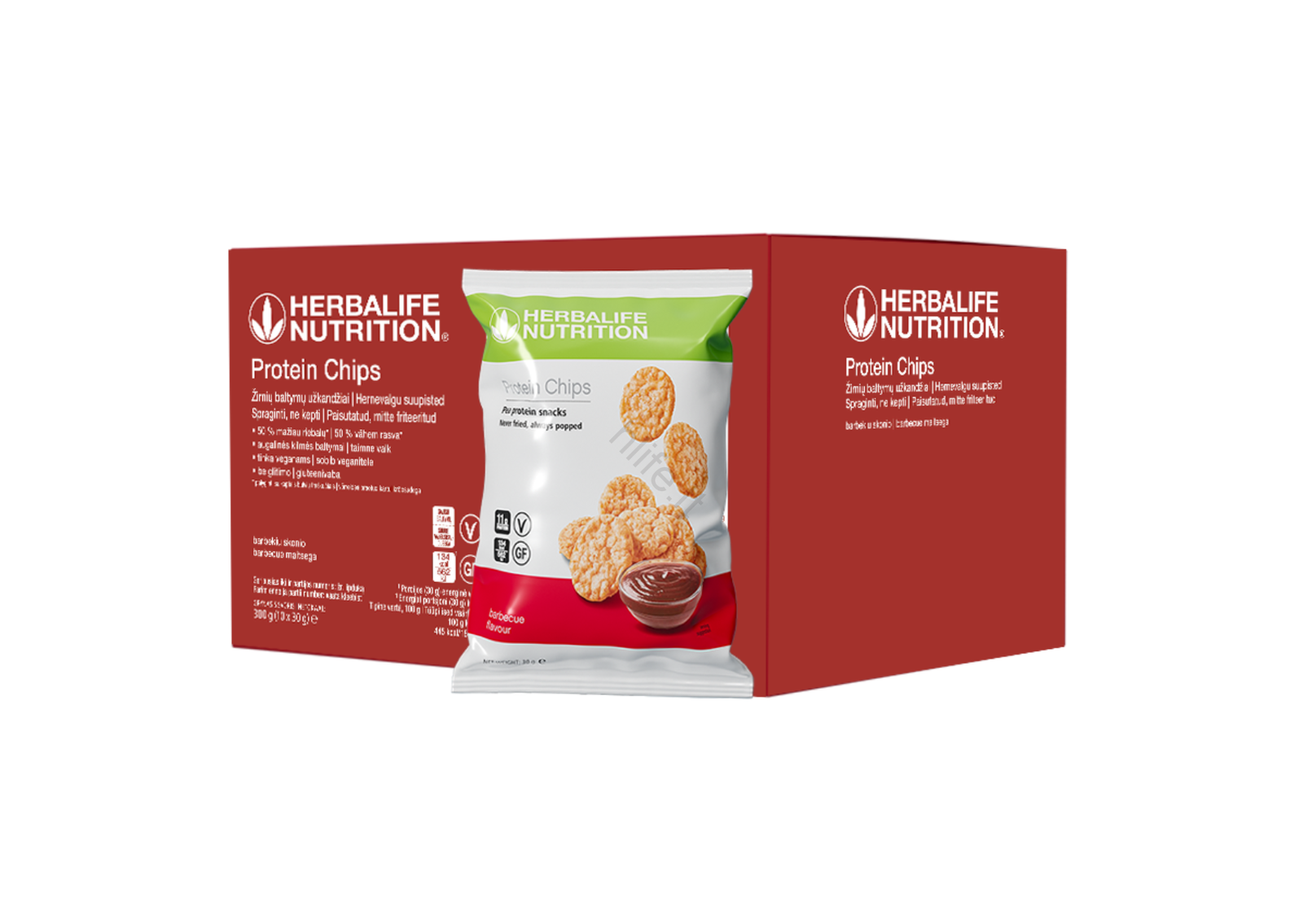 Herbalife Baltyminiai Traškučiai Barbekiu Skonio