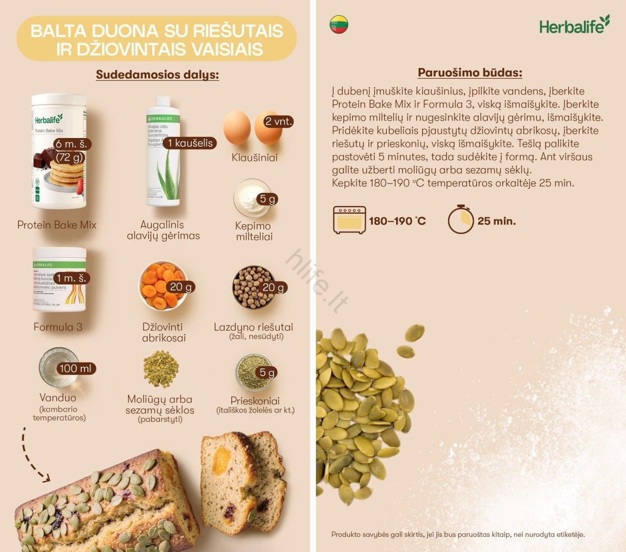 Herbalife Baltyminis Kepimo Mišinys - Image 18