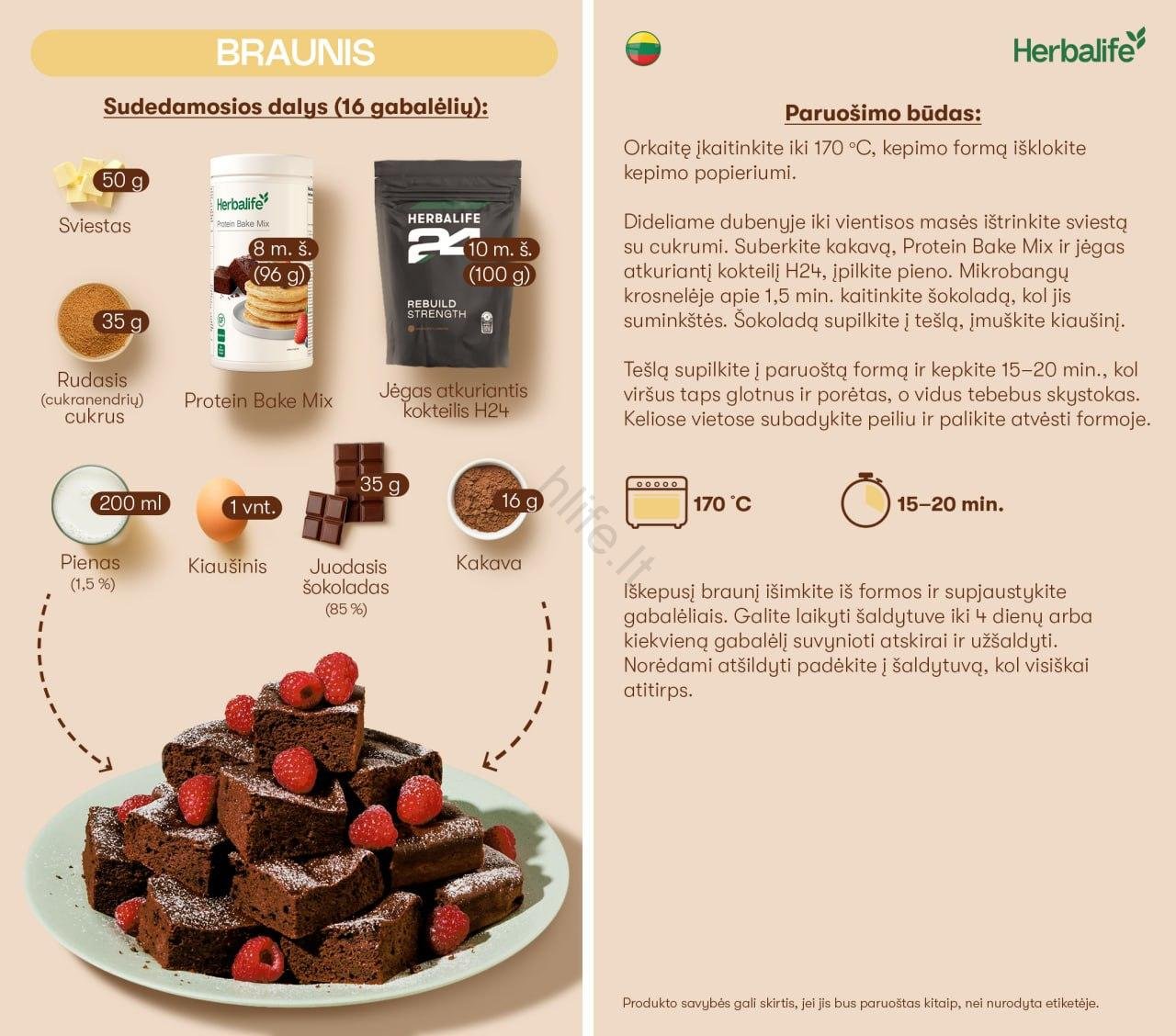 Herbalife Baltyminis Kepimo Mišinys - Image 8