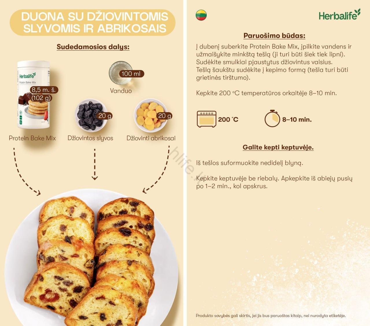 Herbalife Baltyminis Kepimo Mišinys - Image 9