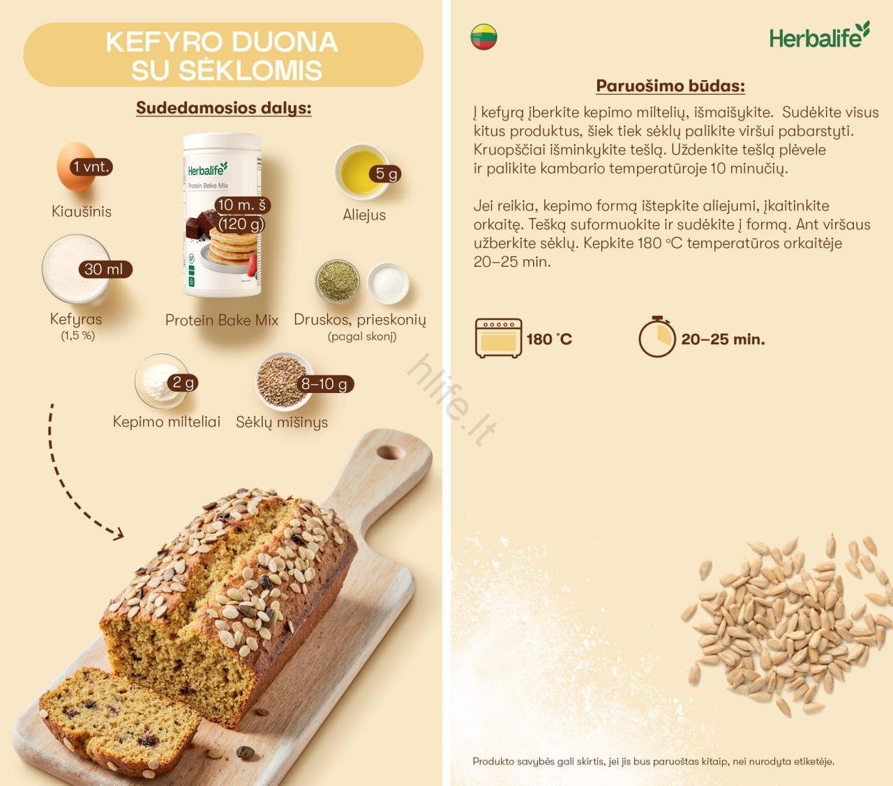 Herbalife Baltyminis Kepimo Mišinys - Image 12