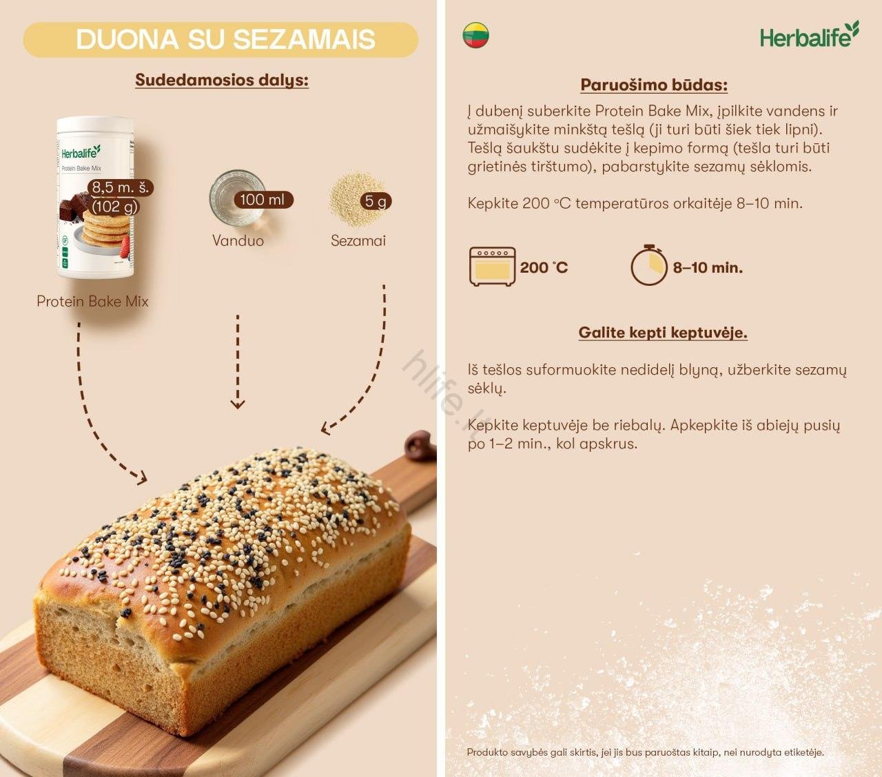 Herbalife Baltyminis Kepimo Mišinys - Image 5