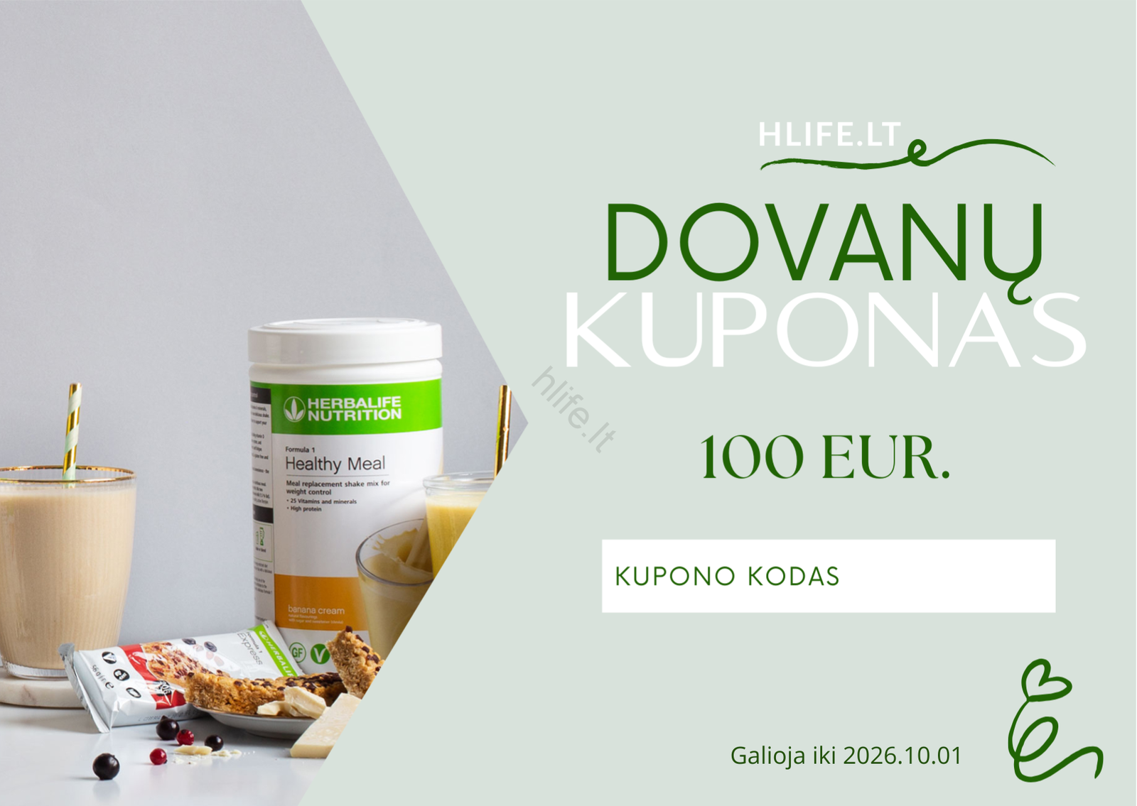 Dovanų Kuponas 100