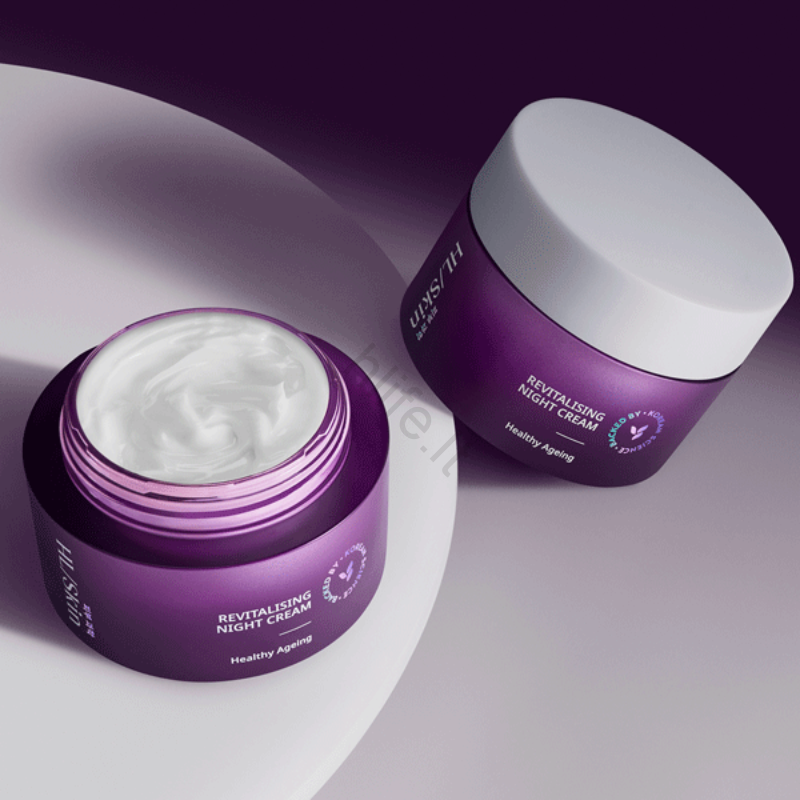 HL Skin Revitalising Night Cream – atkuriamasis naktinis veido kremas su skvalanu (4%) - Image 2
